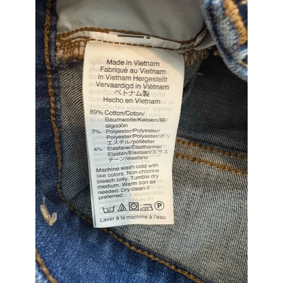 Madewell  9” Mid-Rise Skinny Jeans Women's Size 29 Medium Wash 27" Inseam AF683 - Picture 5 of 14